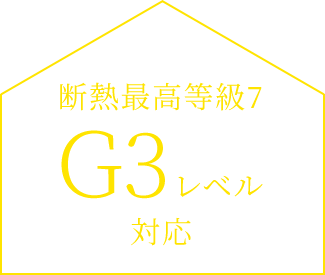 断熱最高等級7G3レベル対応
